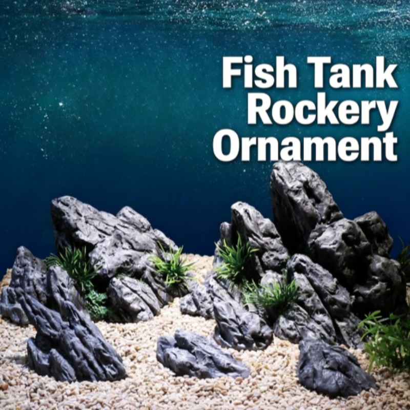 Aquarium Planted Tank Setup - 수족관 장식 시뮬레이션 스톤 록어리 풍경