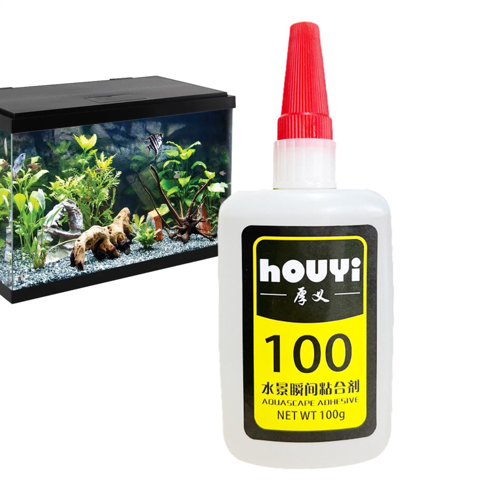 Aquarium Plant Glue - 50/100g 투명 순간접착제 아쿠아스케이핑 방수 수족관