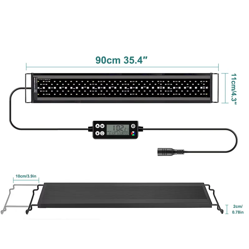 Aquarium Plant Light - 시로카 SRK-YFT 90cm 풀 스펙트럼 LED