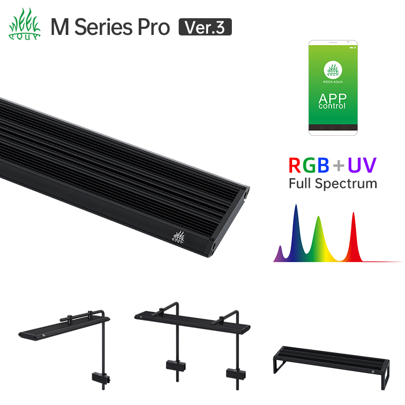 Aquarium Plant Light - 위크 아쿠아 M 시리즈 RGB UV