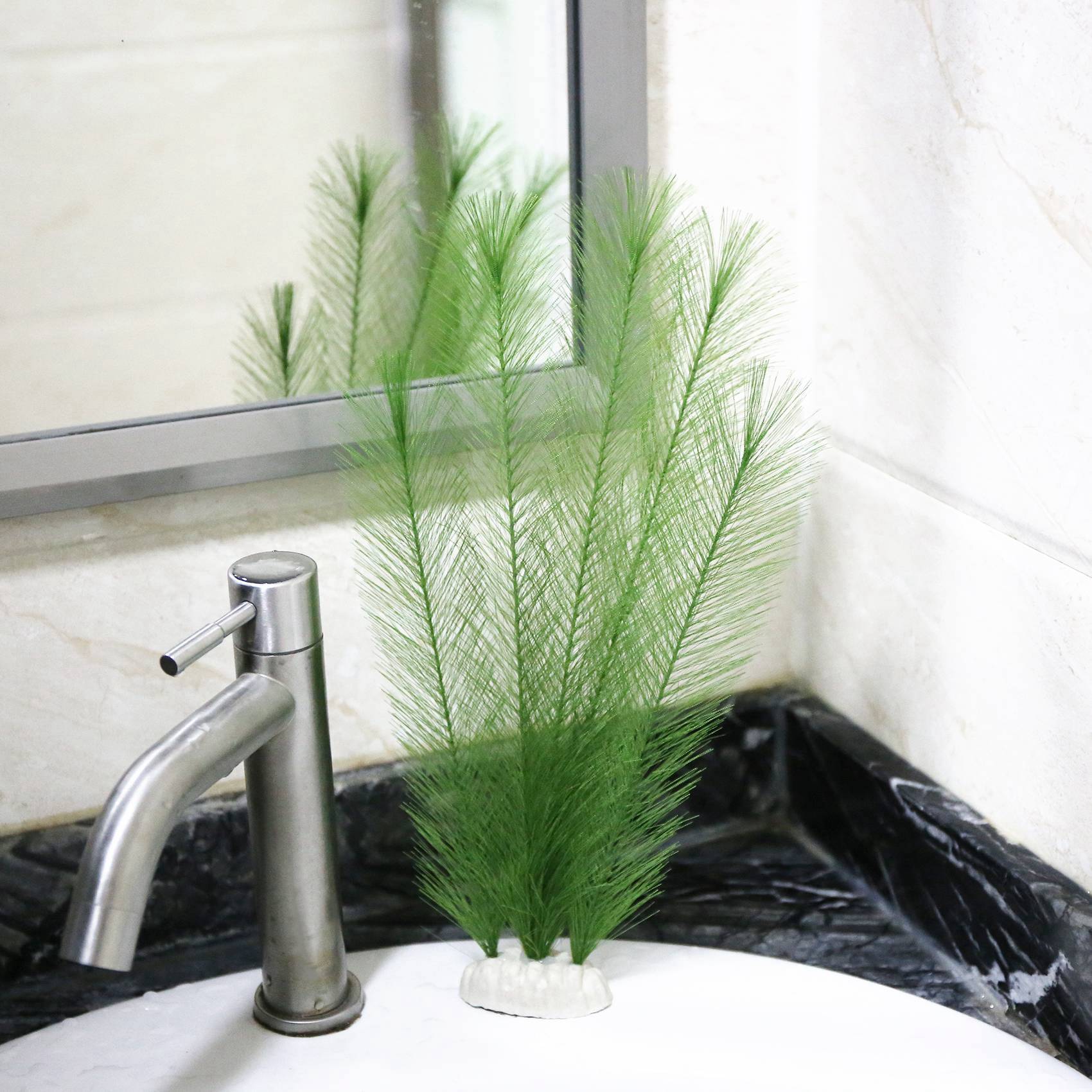 THIVN-6X 수족관 장식품, 실크 원단과 플라스틱으 - Non Planted Aquarium Fish 리뷰 및 가격