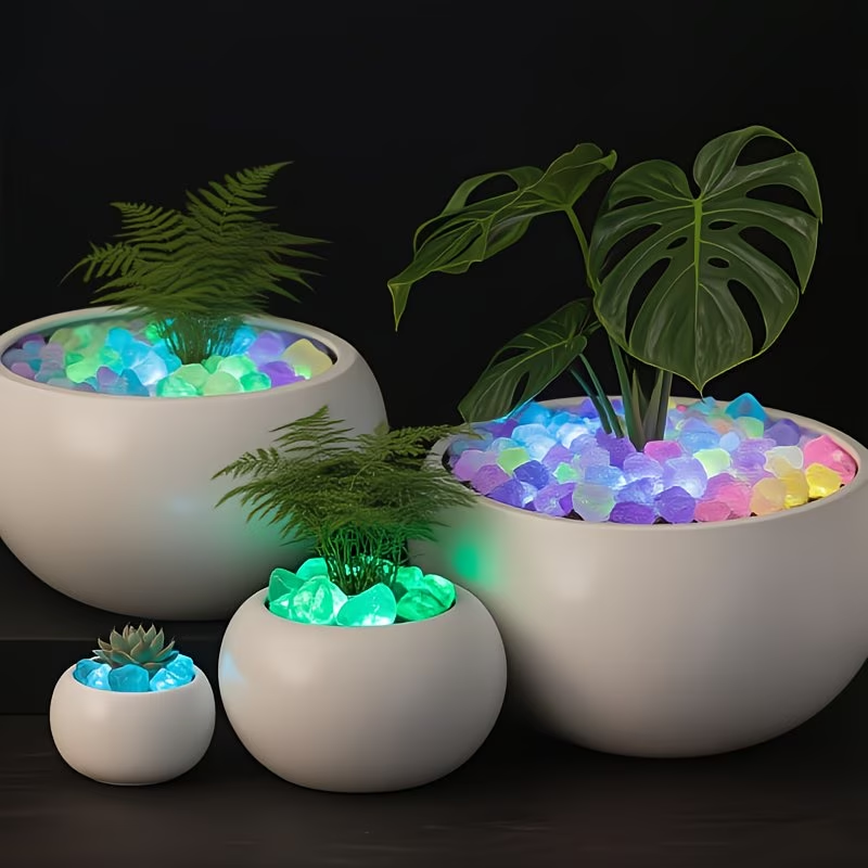 300PCS 빛나는 조약돌 세트, 0.9-1.5cm 수 - Aquarium Plant 리뷰 및 가격