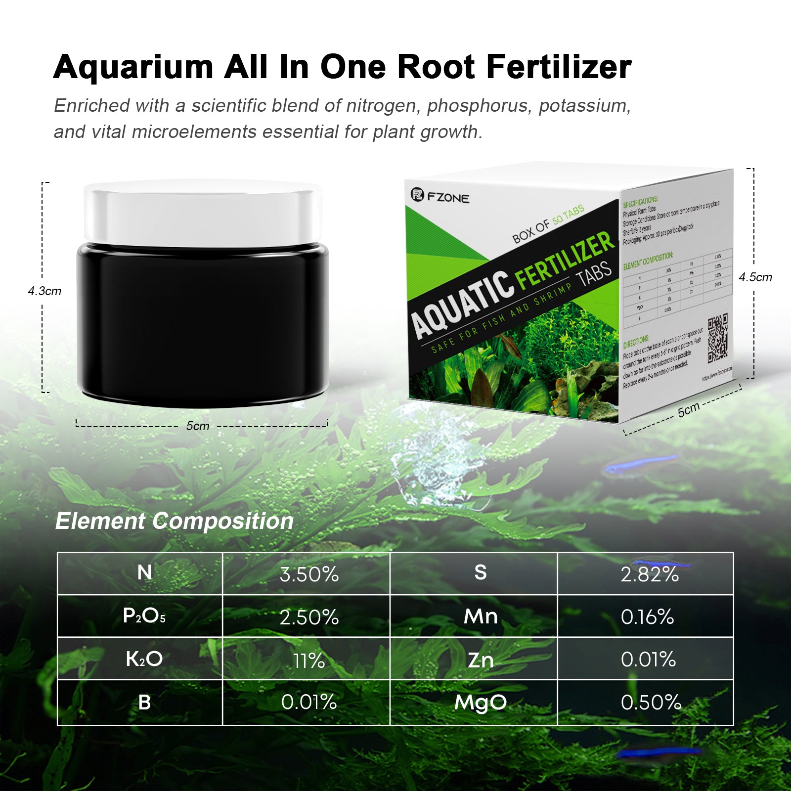 FZONE 루트 탭스 담수 수족관 식물 비료 액세서리  - Aquarium Plant Root Tabs 리뷰 및 가격