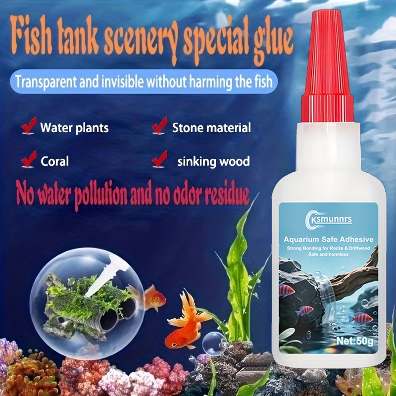 수족관 장식용 접착제, 돌, 유목, 수생 식물 및 어항 - Aquarium Plant Glue 리뷰 및 가격
