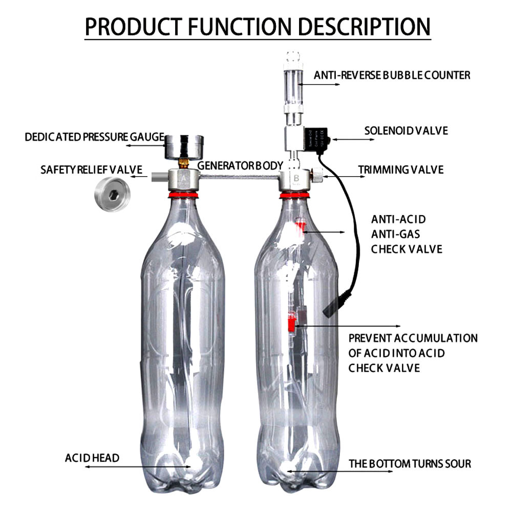 수족관 DIY CO2 발생기 시스템 키트 CO2 발생기 - Planted Aquarium Kit 리뷰 및 가격