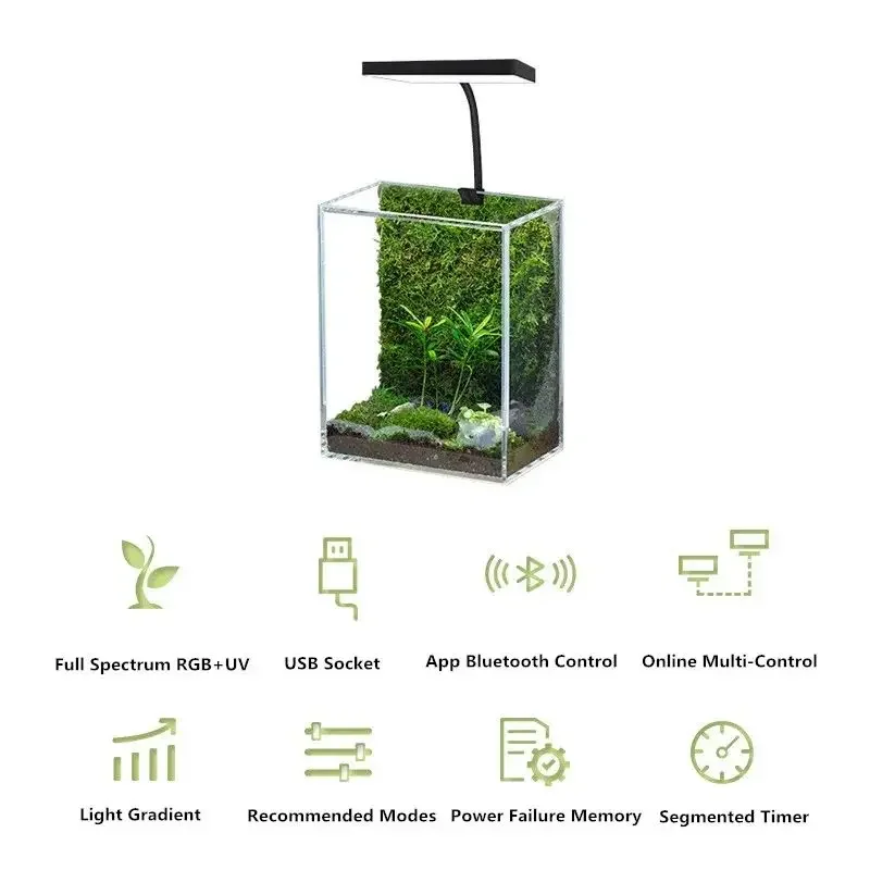 위크 아쿠아 맥 프로 USB 나노 수족관 조명 식물 성 - Aquarium Plant Light 리뷰 및 가격