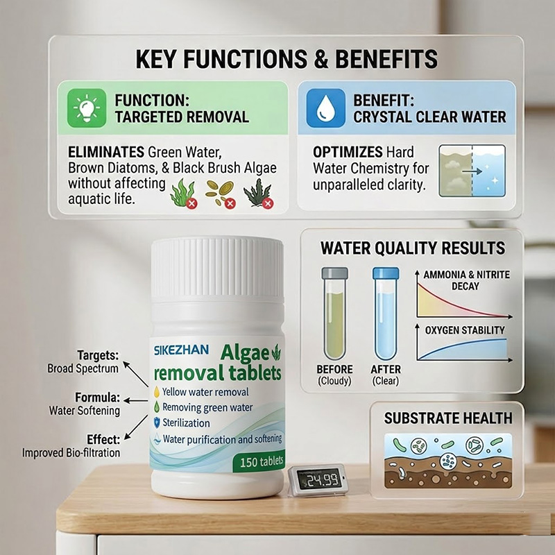 빠른 조류 제거제 정제 어항 물 정화제 청소 블록 수생 - Planted Aquarium Algae Control 리뷰 및 가격