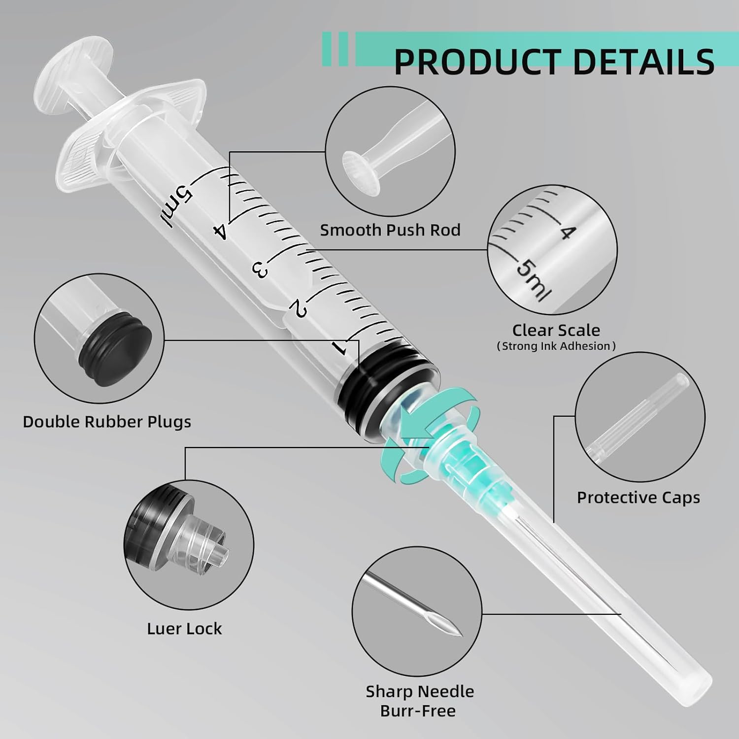 5ml 루어락 주사기, 애완동물 및 농장 동물, 산업용 - Planted Aquarium Equipment 리뷰 및 가격