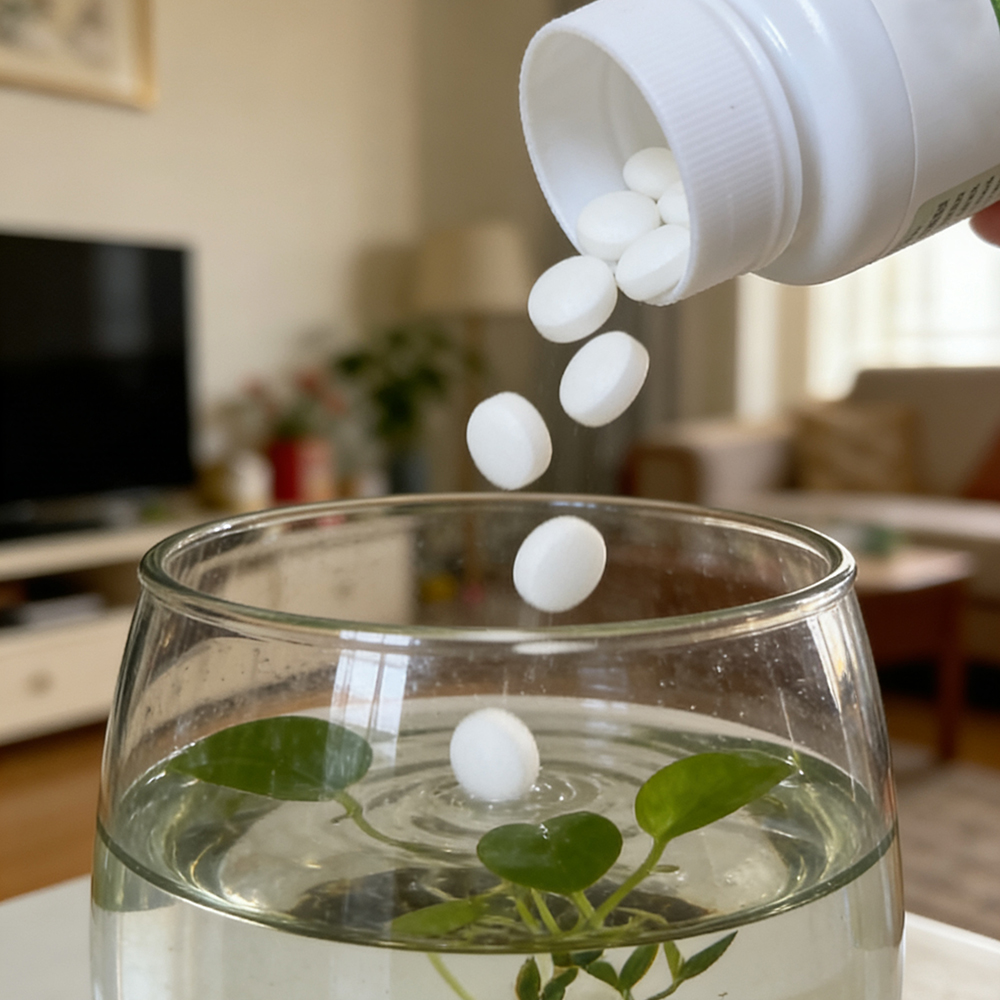1병에는 약 100개의 수경재배 식물 정화 정제가 들어 - Aquarium Plant Vitamins 리뷰 및 가격