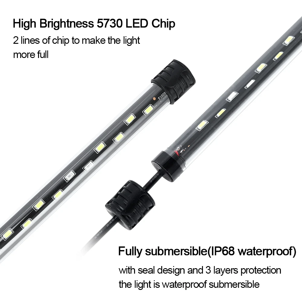 58CM 수족관 빛 LED 식물 성장 램프 방수 물고기 - Aquarium Plant Light 리뷰 및 가격