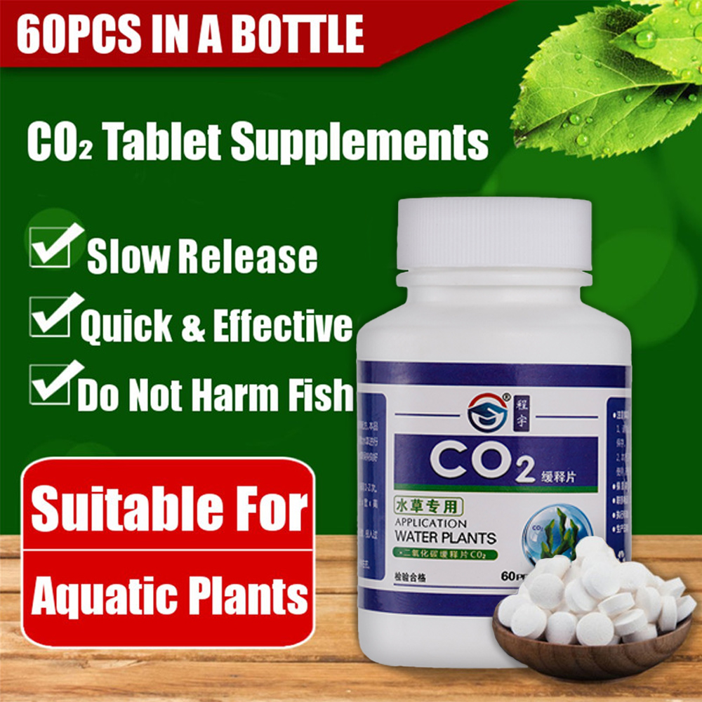 수생 식물 용 CO2 타블렛 이산화탄소 디퓨저 수생 잎 - Aquarium Plant Vitamins 리뷰 및 가격