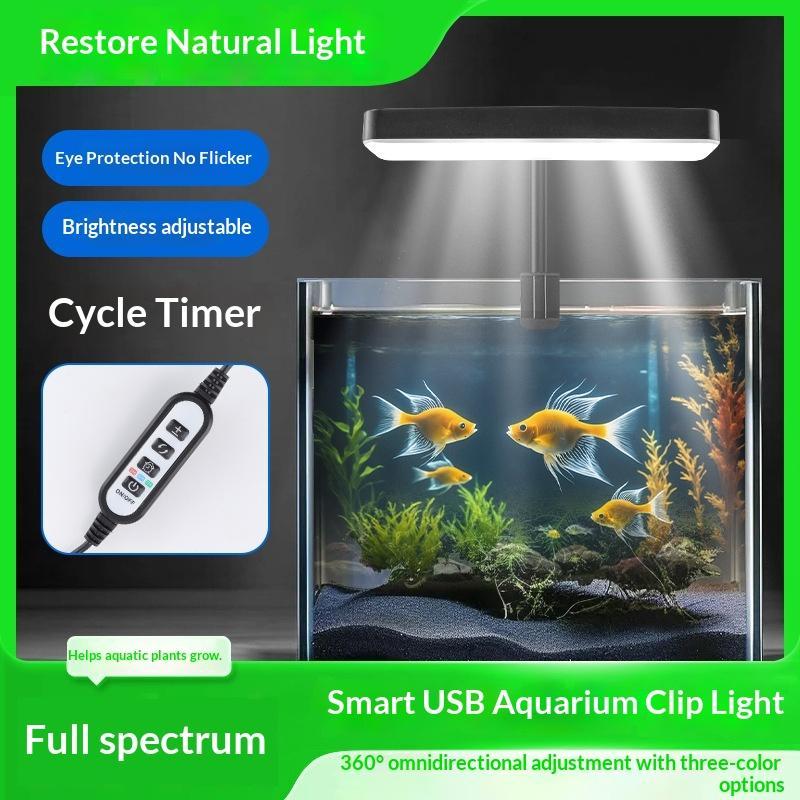 풀 스펙트럼 LED 수족관 조명 360도 조절 가능 타 - Aquarium Plant Light 리뷰 및 가격